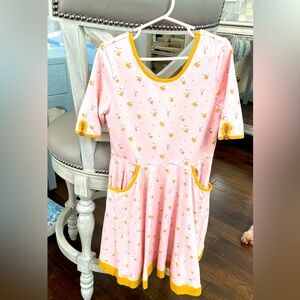 Shrimp and Grits kids Adorable Fall twirl dress